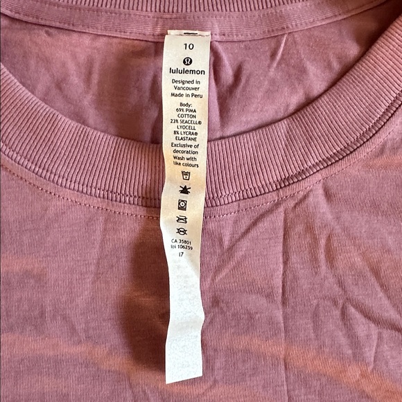 Lululemon all yours boyfriend tank,size 10, lavender color,nwt - Picture 3 of 7